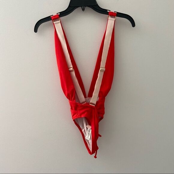 HAH Hot as Hell Comin in Haht Plunging Swimsuit S - Picture 5 of 8